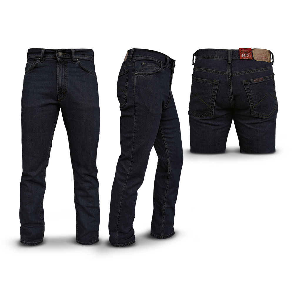 Jeans Uomo CARRERA Regular Fit, Elasticizzato, 5 Tasche, Taglie Da 46 A 62, Colore Blu Chiaro - 98% Cotone, 2% Elastan