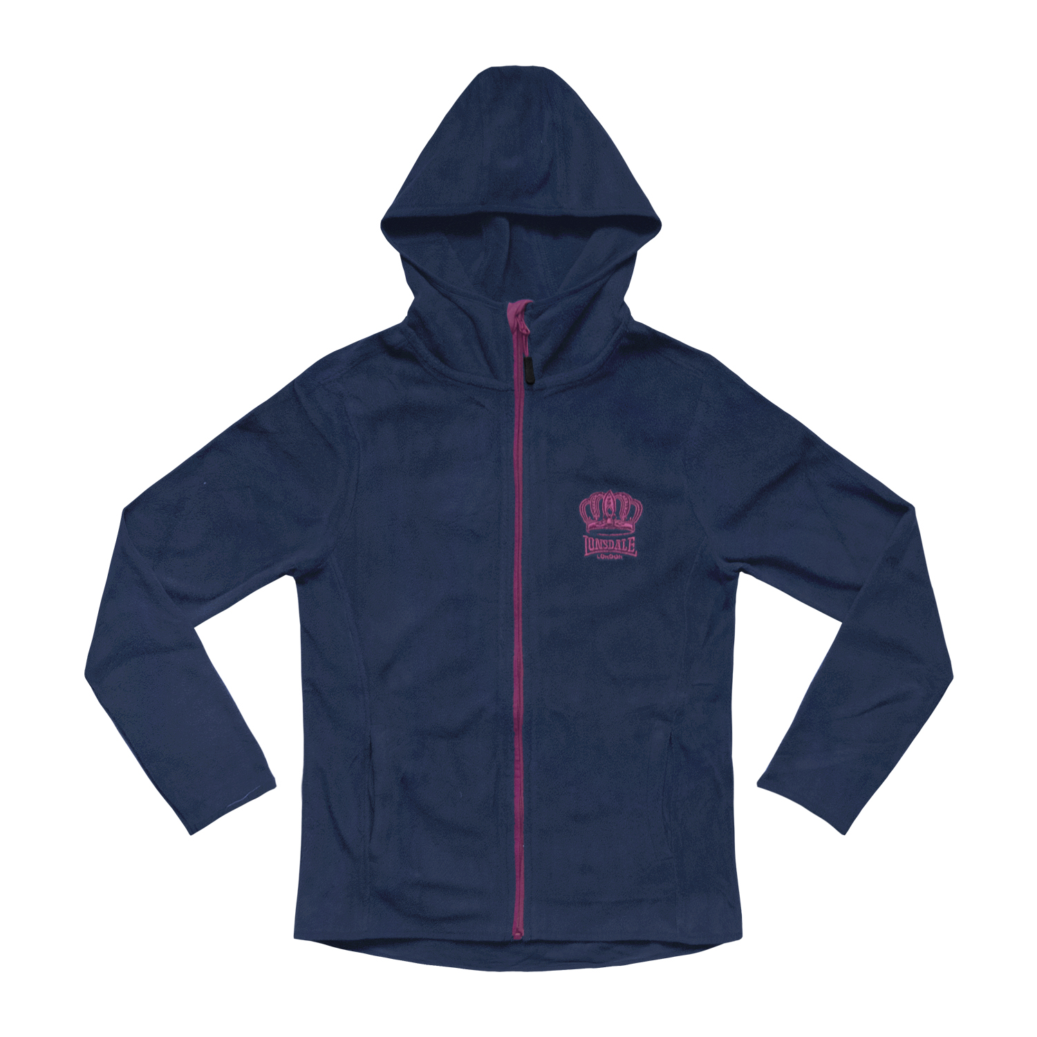Felpa Con Cappuccio E Zip Lonsdale Donna - Modello Calder Vale - Foto 3